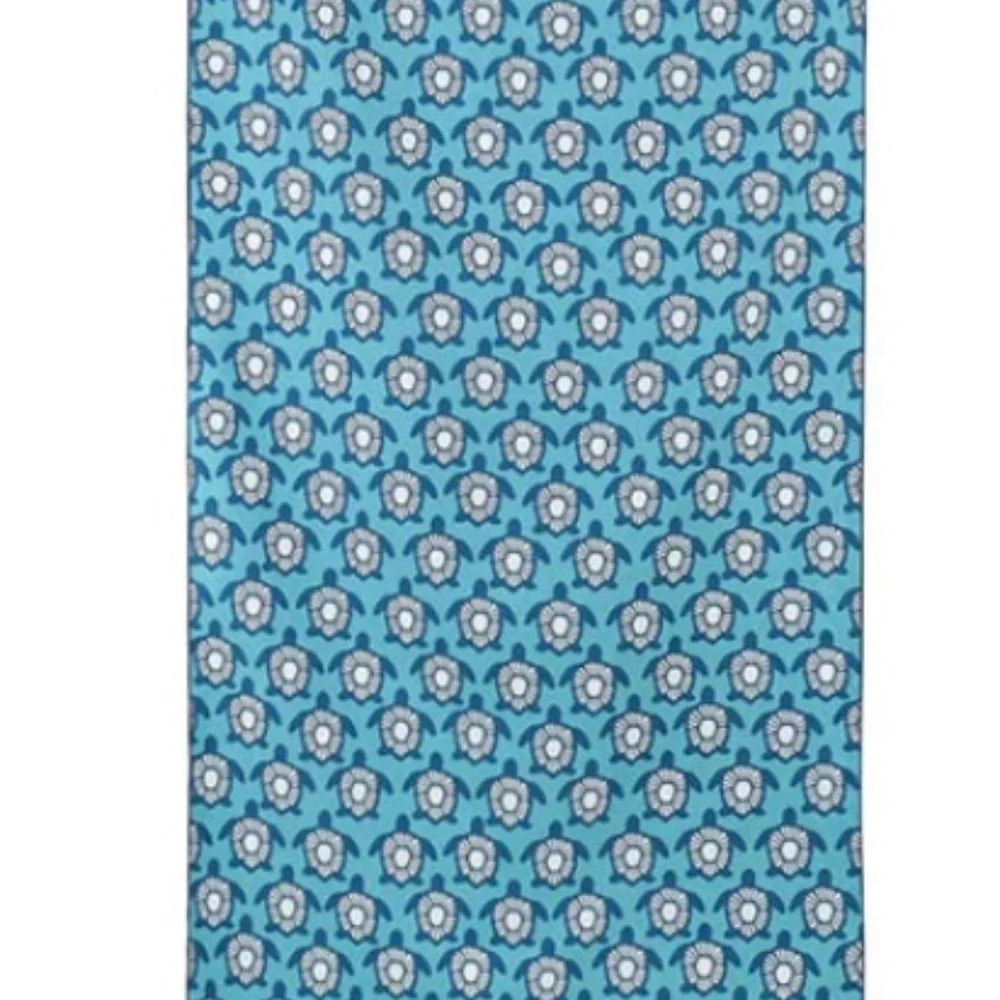 TURTLES AQUA REVERSIBLE ECO BEACH TOWEL ~ NEW with Tags ~ Eco Friendly